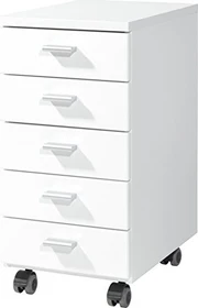 Germania Container 4099-084, weiß/weiß, Rollcontainer