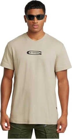 G-Star Old Skool Logo T-Shirt kurzarm dark brick (Herren)