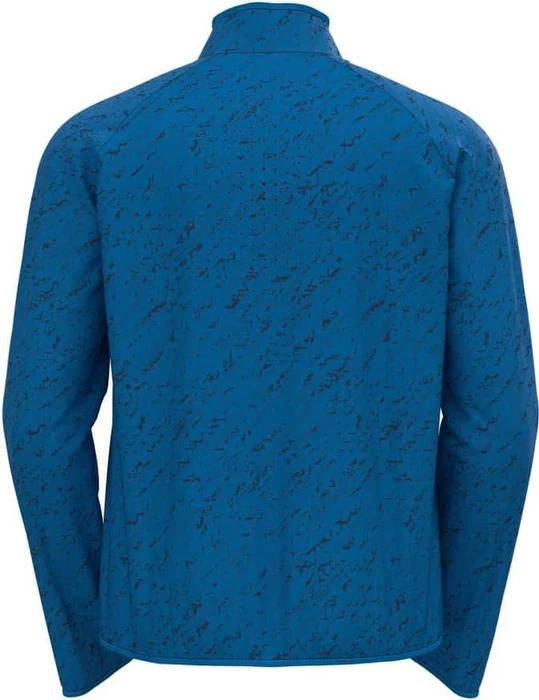Odlo Essential Light Print Laufjacke indigo bunting (Herren)