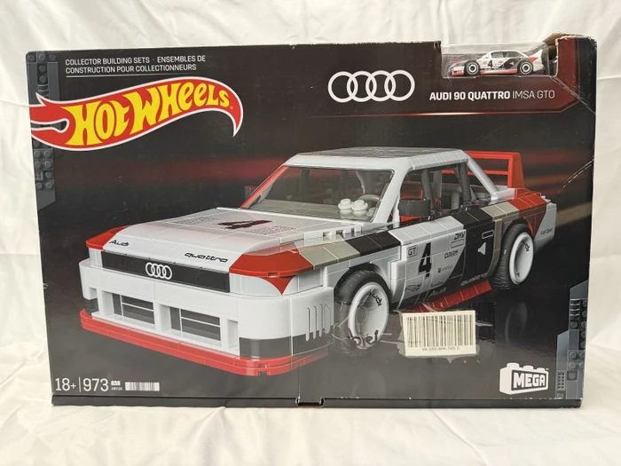Mattel Mega Bloks Hot Wheels Collector Audi 90 Quattro IMSA GTO