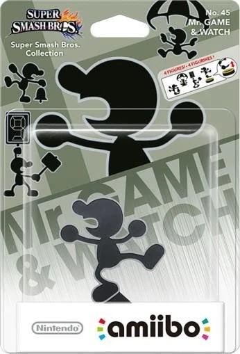 Nintendo amiibo Figur Super Smash Bros. Collection Mr. Game & Watch (Switch/WiiU/3DS)