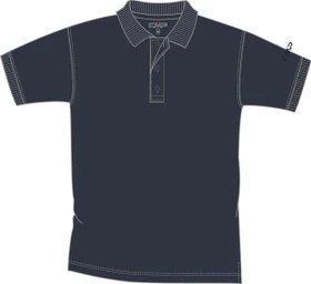 CMP Uni Pique Tactel Poloshirt kurzarm anthrazit (Herren)