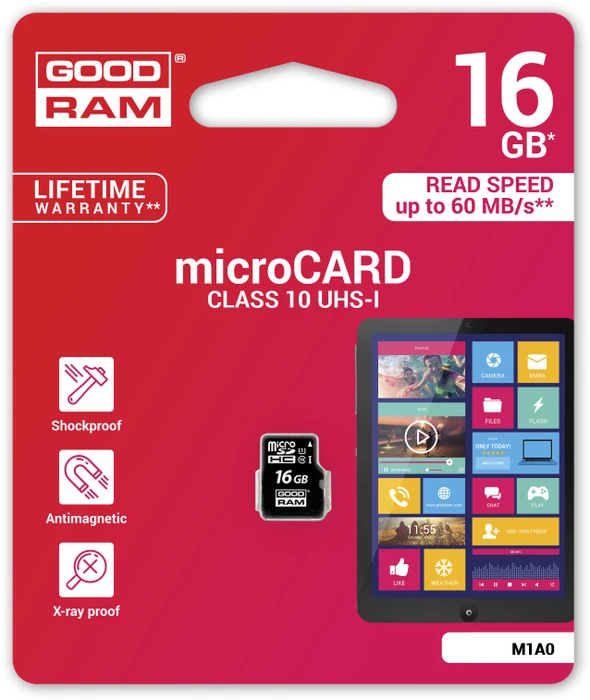goodram M1A0 R60 16GB, UHS-I U1, Class 10