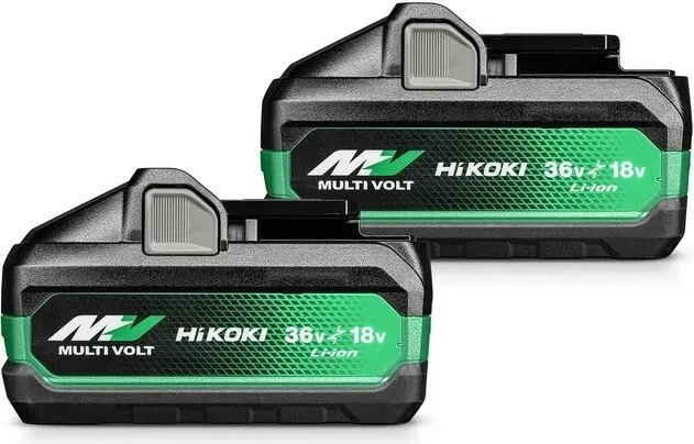 Hikoki BSL36B18X MultiVolt Werkzeug-Akku 18/36V, 8.0/4.0Ah, Li-Ionen, 2 Akkus [16.0Ah] [288Wh]