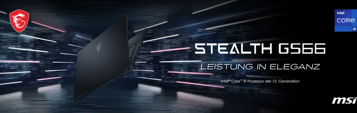 MSI Stealth GS66 12UHS-276, Core Black, Core i9-12900H, 64GB RAM, 2TB SSD, GeForce RTX 3080 Ti, DE