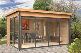 Wolff Finnhaus Starla 4234 44 Gartenhaus natur