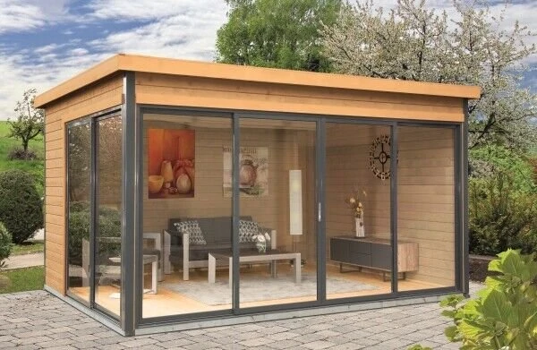 Wolff Finnhaus Starla 4234 44 Gartenhaus natur
