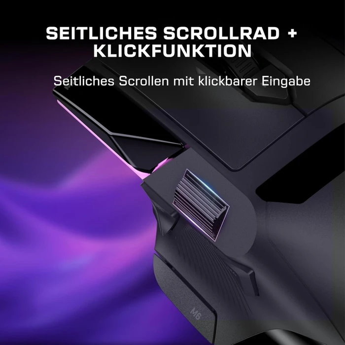 Turtle Beach Command Series MC5 Wireless Gaming Mouse, schwarz, USB/Bluetooth