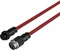 HP HyperX Coiled Cable USB-C auf USB-A, Tastaturkabel (Spiral-Textilkabel), 1.22m, rot/schwarz Vorschaubild