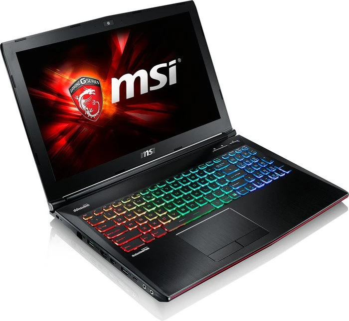 MSI GE62 7RE-088 Apache Pro, Core i7-7700HQ, 16GB RAM, 256GB SSD, 1TB HDD, GeForce GTX 1050 Ti, DE