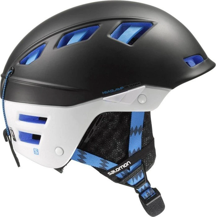 Salomon MTN Lab Helm schwarz/weiß/blau