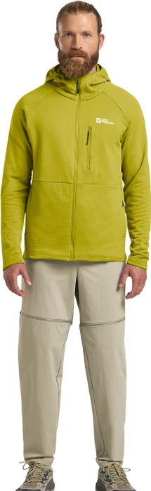 Jack Wolfskin Kolbenberg Hooded FZ Jacke chartreuse (Herren)