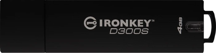 Kingston IronKey D300S Serialized 4GB, USB-A, USB 3.2 Gen 1×1