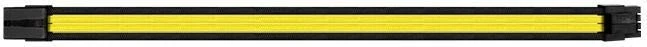 Thermaltake TtMod Sleeve Cable Verlängerung 30cm, schwarz/gelb