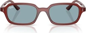 Ray-Ban RB4455 Zuri Bio-Based polished rusty brown/blue