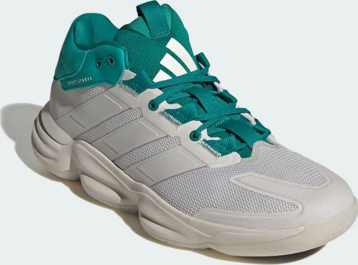 adidas Court Stabil grey one/equipment green (Herren)