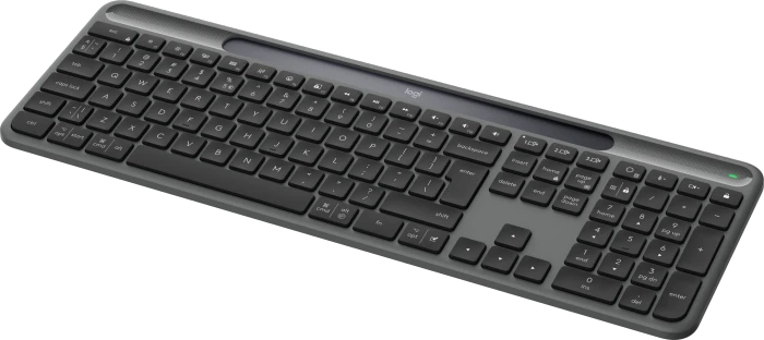 Logitech Signature Slim Solar+ K980, Grafit, USB/Bluetooth, US