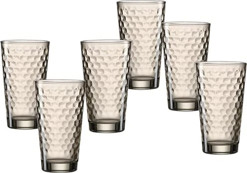 Ritzenhoff & Breker Favo Longdrinkglas braun, 6 Stück