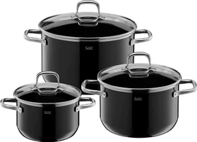 WMF Silit Elegance Line Kochtopf-Set, 3-tlg.