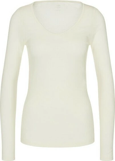 Icebreaker Siren Sweetheart Funktionsshirt langarm snow (Damen)
