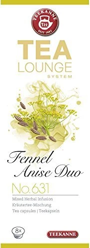 Teekanne TeaLounge no. 631 Fennel Anise Duo Teekapseln, 8 Stück
