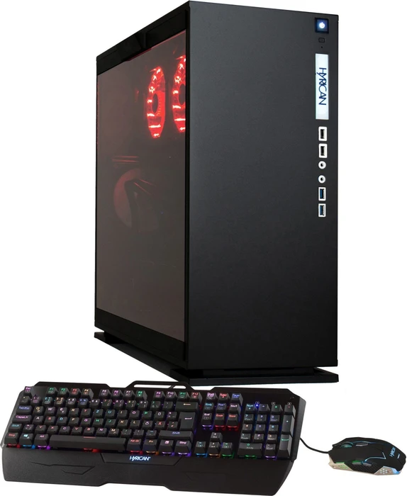 Hyrican Elegance Anniversary 5986, schwarz, Core i7-8086K, 32GB RAM, 532GB SSD, 2TB HDD, GeForce GTX 1080 Ti