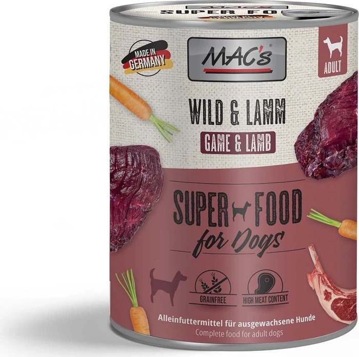 MAC's Dog Wild und Lamm, 4.80kg (6x 800g)