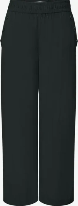 Street One High Waist Wide Leg Hose deep bound green (Damen)