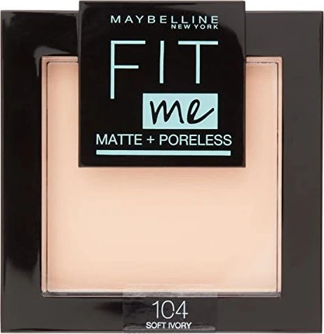 Maybelline Fit Me Puder 104 soft ivory, 9g
