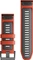 Garmin Ersatzarmband QuickFit 26 Silikon flame red/graphite Vorschaubild