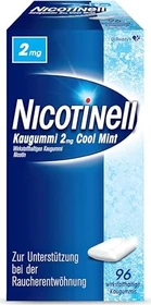 Nicotinell 2mg Cool Mint Kaugummis, 96 Stück