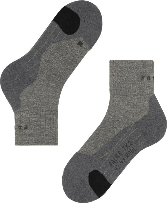 Falke TK2 Explore Wool Short Wandersocken kitt mouline (Herren)