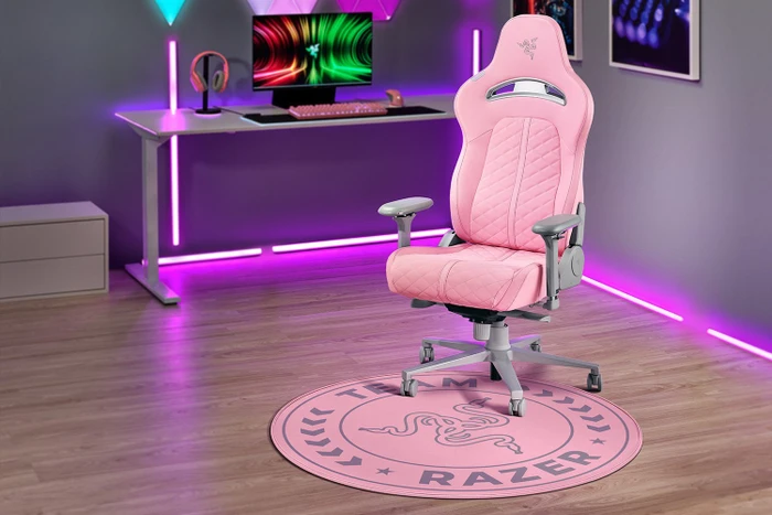 Razer Team Razer Floor Rug Bodenschutzteppich, Quartz Pink, rund