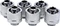 Alphacool Eiszapfen Schlauchanschluss G1/4" auf 16/10mm, 6er-Pack verchromt Vorschaubild