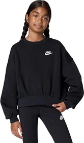 Nike Sportswear Club Fleece Sweatshirt schwarz/weiß (Junior)