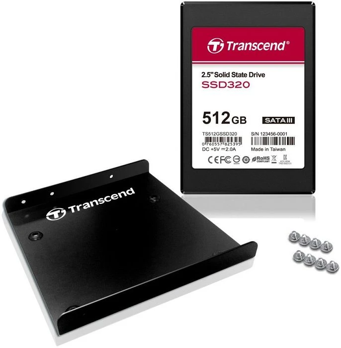 Transcend SSD320 512GB, 2.5" / SATA 6Gb/s