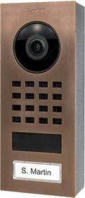 DoorBird D1101V IP Video-Türsprechanlage, Bronze V2A, gebürstet, Aufputz