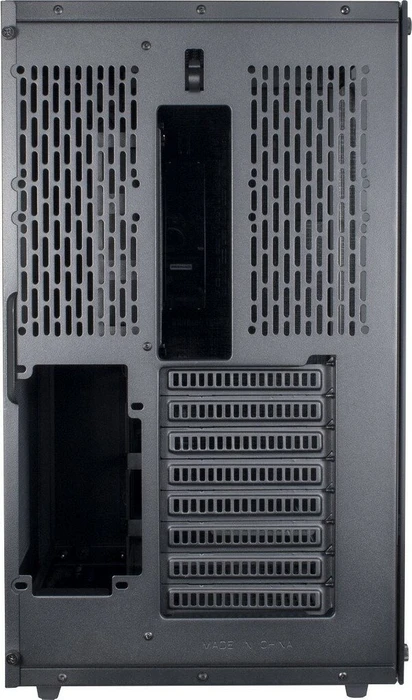 Inter-Tech C-701 Panorama, schwarz, Glasfenster
