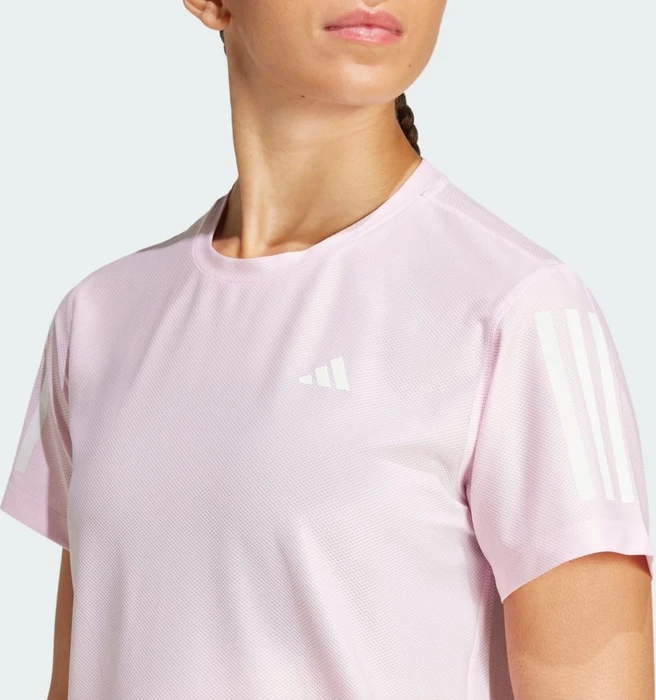 adidas Own The Run Laufshirt kurzarm clear pink (Damen)