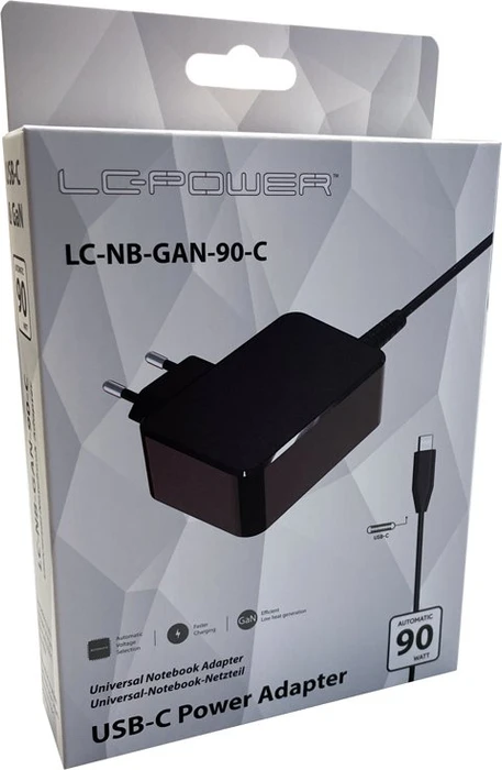 LC-Power LC-NB-GAN-90-C, USB-C-Ladekabel, 90W