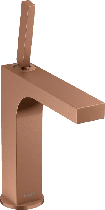 Hansgrohe Axor Citterio 160 Waschbeckenarmatur mit Ablauffernbedienung brushed red gold
