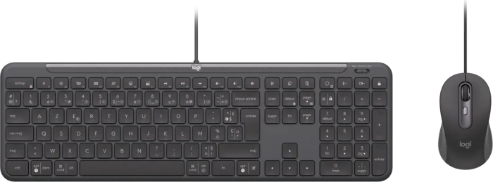 Logitech MK620 Signature Slim Wired Combo for Business Graphite, USB-C, FR