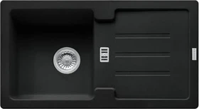 Franke Strata STG 614-78 Einbau Becken reversibel mit Ablauffernbedienung black matt