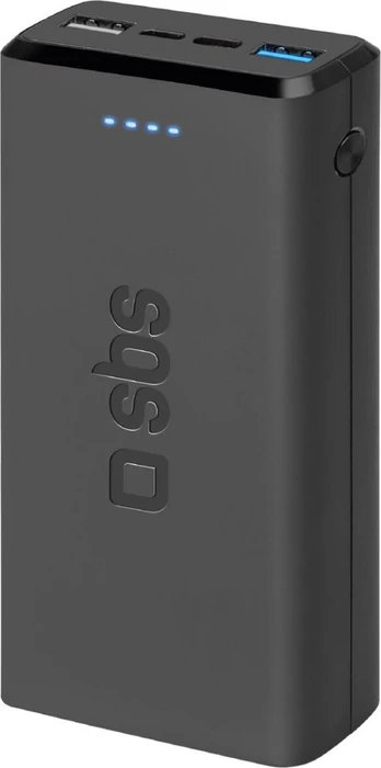 SBS Mobile Fast Charge Powerbank 20000mAh schwarz