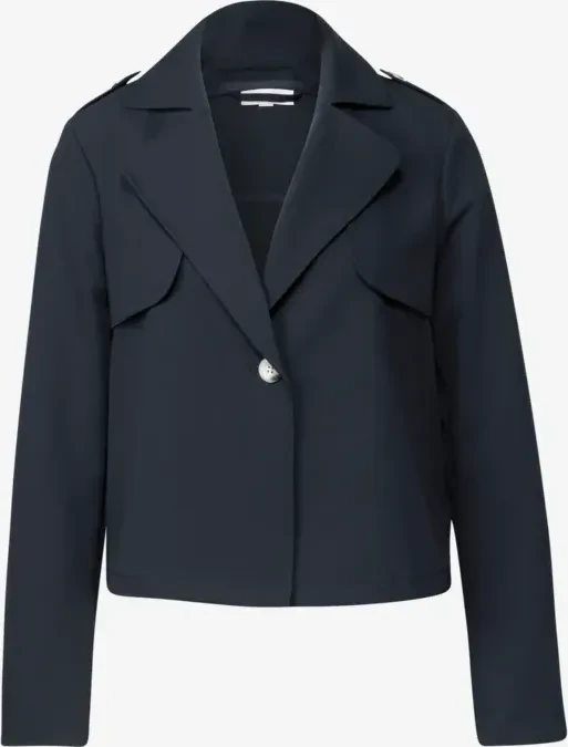 Street One Kurzer Trenchcoat Jacke deepwater blue (Damen)