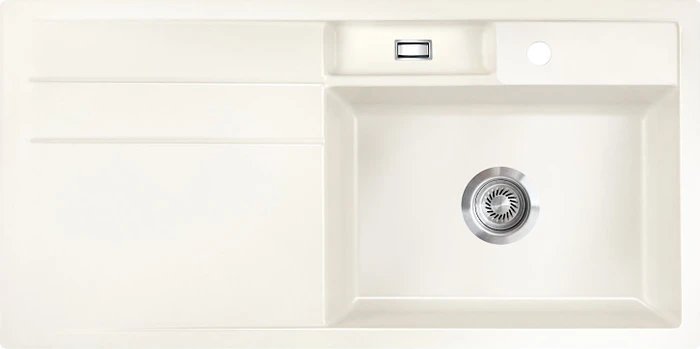 systemceram Bela 100 F Einbau Becken rechts magnolie