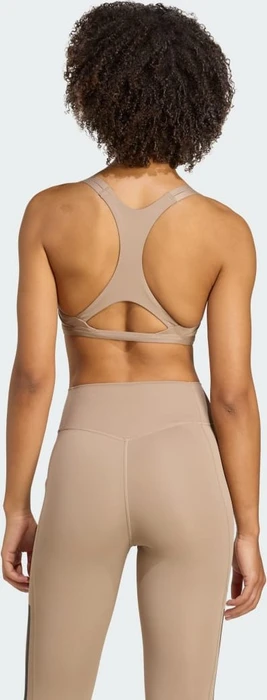 adidas Aeroimpact Luxe Training Light-Support Sport-BH chalky brown (Damen)