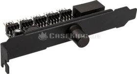 Lamptron CP120 V2, PCI-Slotblende, Lüftersteuerung, 1-Kanal, schwarz