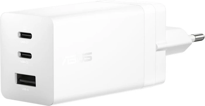 ASUS AC100-03 USB-C GaN Netzteil, 2x USB-C + 1x USB-A, inkl. USB-C-Ladekabel