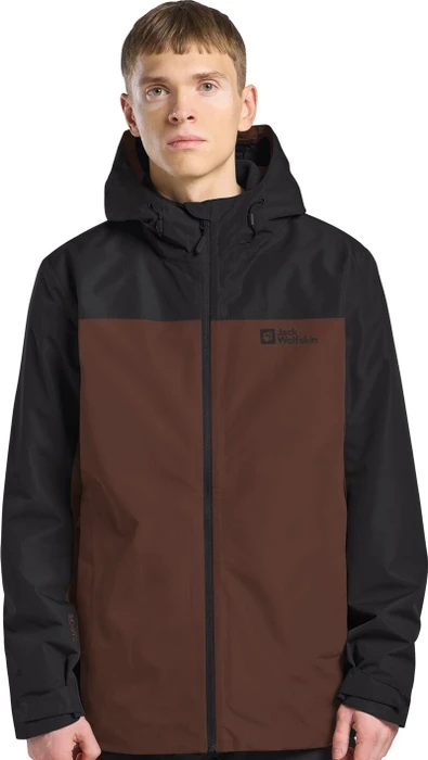 Jack Wolfskin Taubenberg 3in1 Funktionsjacke hot choc (Herren)